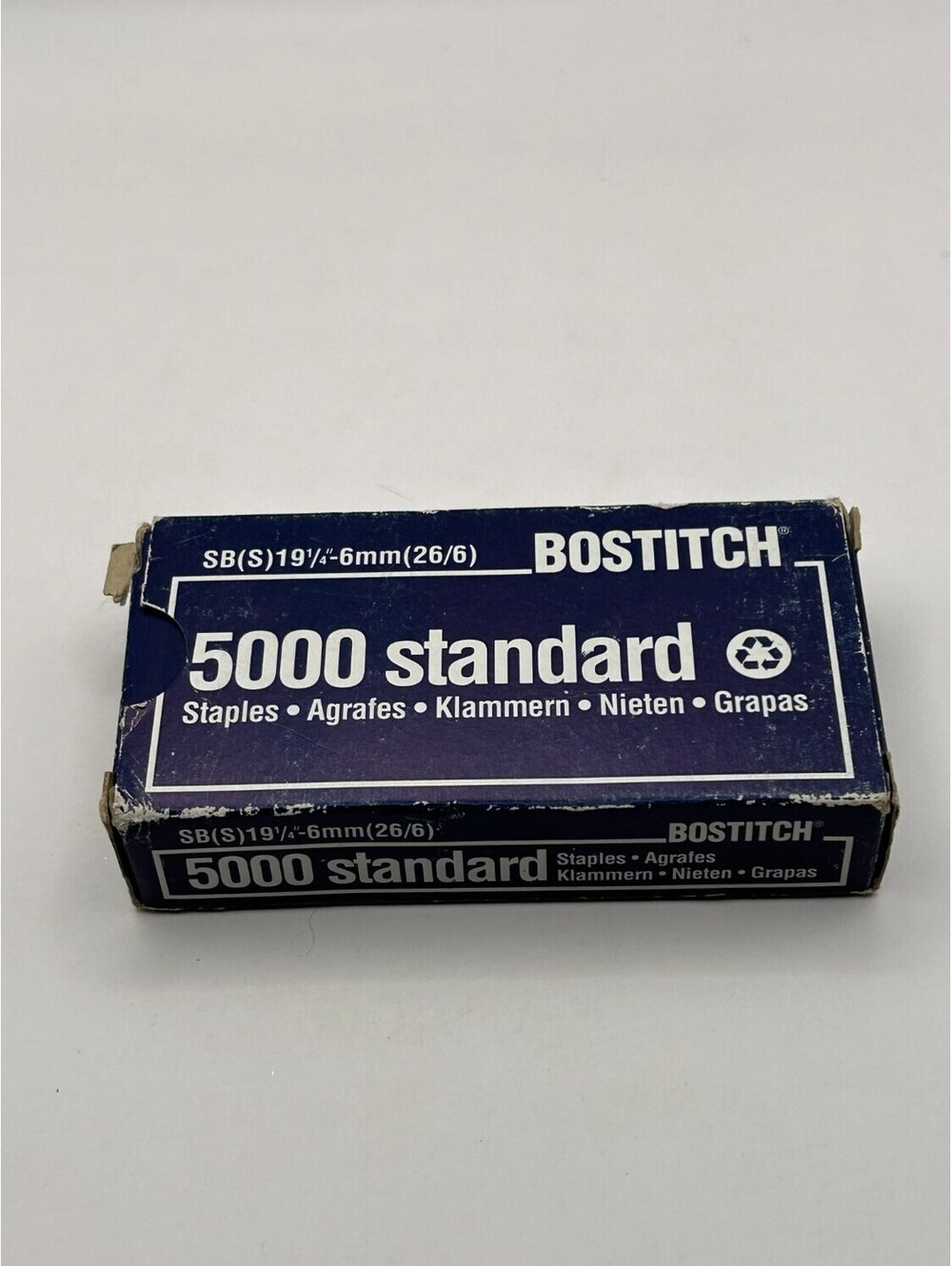 Stanley Bostitch SB(S)19 1/4" 6mm 26/6 Standard Staples 5000 Count Box
